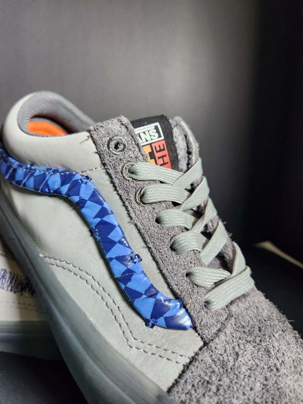 Vans x Rokit Old Skool 36 DX WS Translucent Gray Suede Low Sneakers